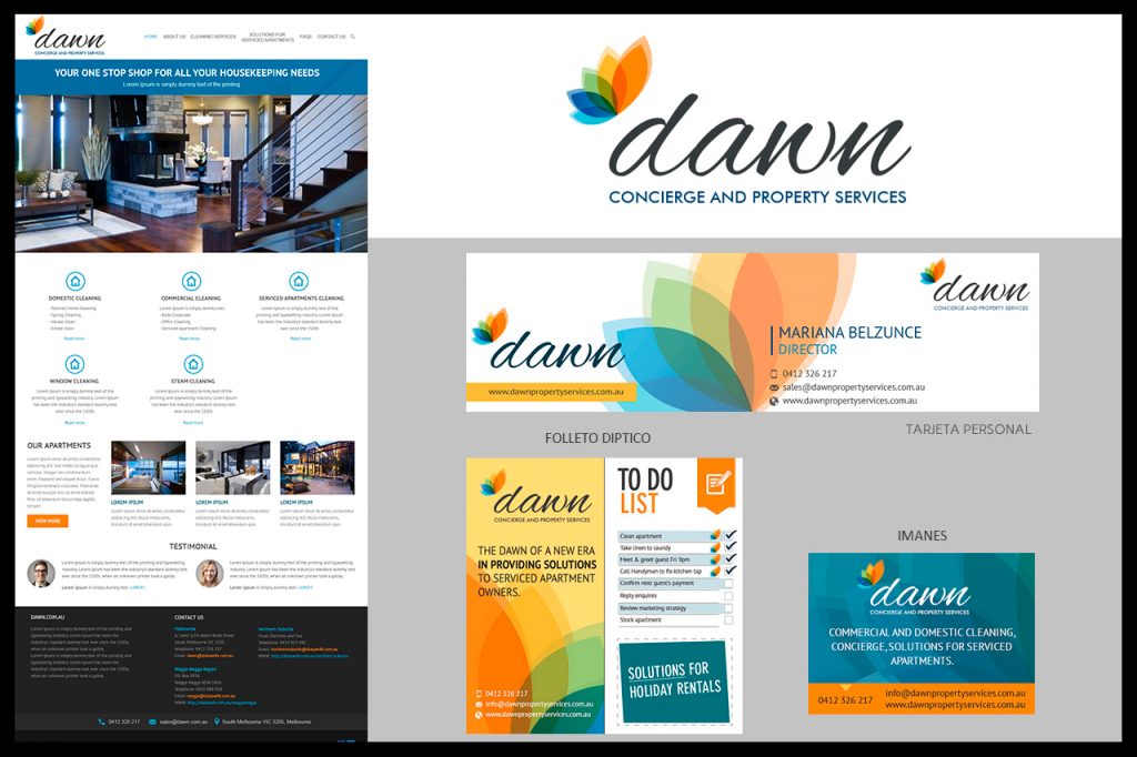 Cliente: DAWN - Diseño y desarrollo integral de sitio y branding