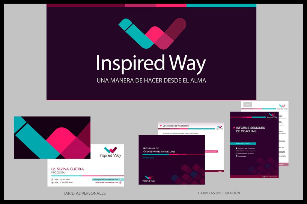 Cliente: INSPIRED WAY - Diseño de logo y branding institucional